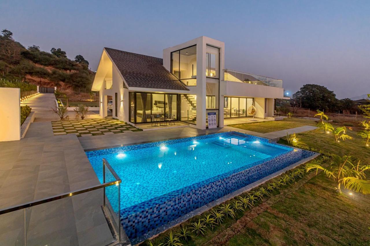 Saffronstays Stargazer, Karjat - Luxury Pool Villa With Lake View Luaran gambar
